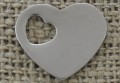 [307387] Zawieszka ze stali nierdzewnej serce 15,5*18mm