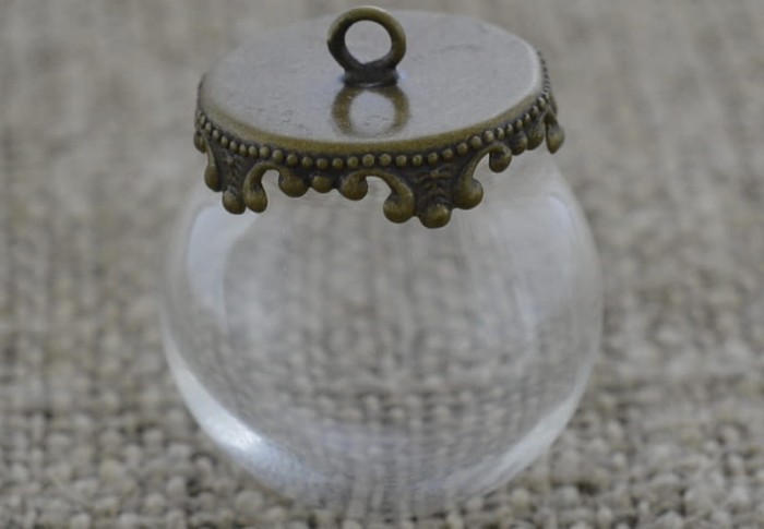 614103 Forma szklana klosz z krawatką 24*20mm