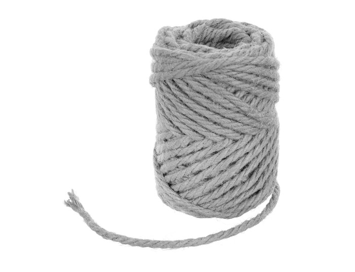 [74143] Sznurek jutowy szary 200g 4mm