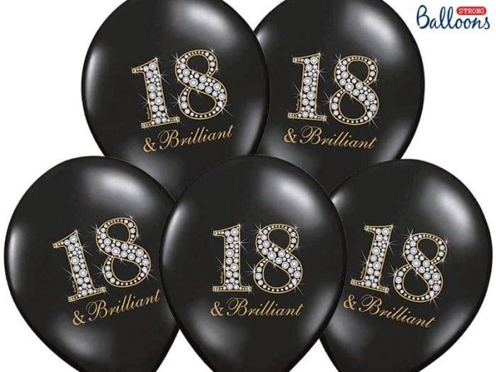 Balony na osiemnastkę 5szt