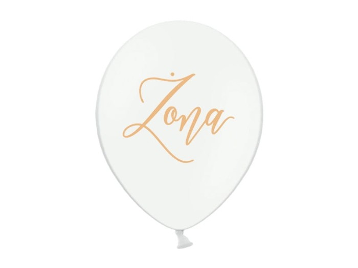 Balon lateksowy z nadrukiem ŻONA