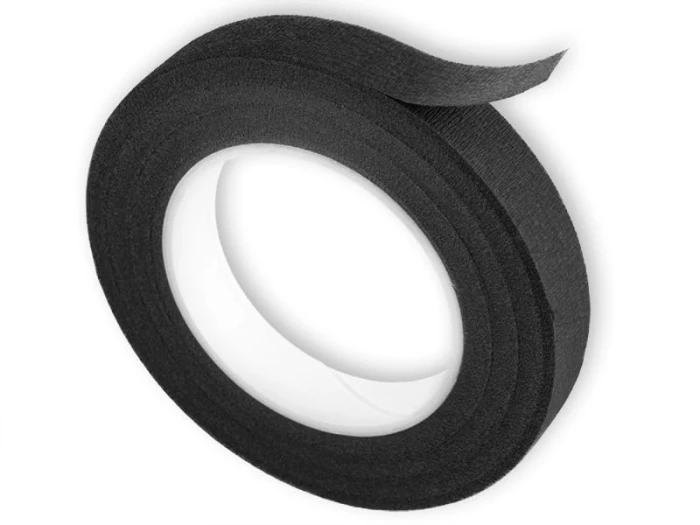 Taśma maskująca florystyczna 12mm czarna