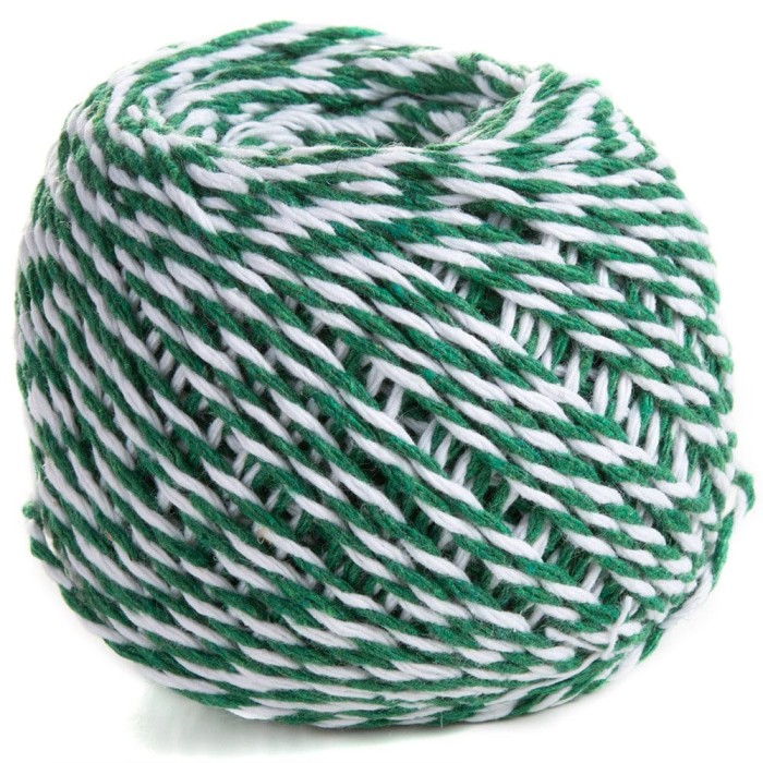 Sznurek piekarski BAKER'S TWINE zielono-biały