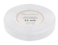 Wstążka satynowa 12mm 32mb biała
