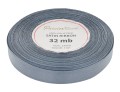 Wstążka satynowa 12mm 32mb stalowa