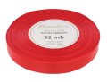 Wstążka satynowa 12mm 32mb czerwona