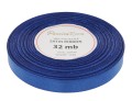 Wstążka satynowa 12mm 32mb granatowa