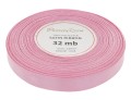 Wstążka satynowa 12mm 32mb różowa