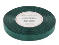 Wstążka satynowa 12mm zieleń butelkowa