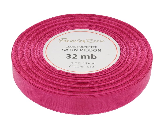 Wstążka satynowa 12mm fioletoworóżowa