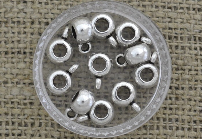 [571147] Krawatka modułowa w kolorze srebrnym