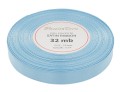 Wstążka satynowa 12mm 32mb lazurowa