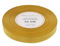 Wstążka satynowa 12mm 32mb złota
