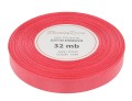 Wstążka satynowa 12mm 32mb koralowa