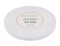 Wstążka satynowa 6mm 32mb biała