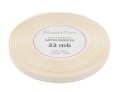 Wstążka satynowa 6mm 32mb ciemnokremowa