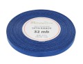 Wstążka satynowa 6mm 32mb granatowa