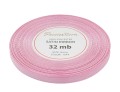 [86018] Wstążka satynowa 6mm 32mb różowa