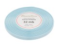 Wstążka satynowa 6mm 32mb ciemnobłękitna