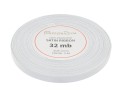Wstążka satynowa 6mm 32mb srebrna