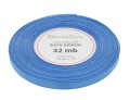 Wstążka satynowa 6mm 32mb niebieska