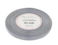 Wstążka satynowa 6mm 32mb szara