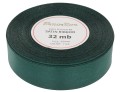 Wstążka satynowa 25mm zieleń butelkowa