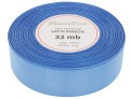 Wstążka satynowa 25mm 32mb niebieska
