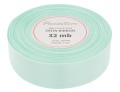 Wstążka satynowa 25mm 32mb miętowa