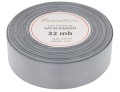 Wstążka satynowa 25mm 32mb szara
