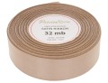 Wstążka satynowa 25mm 32mb cappuccino