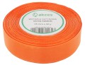 Wstążka satynowa 25mm ciemnopomarańczowa
