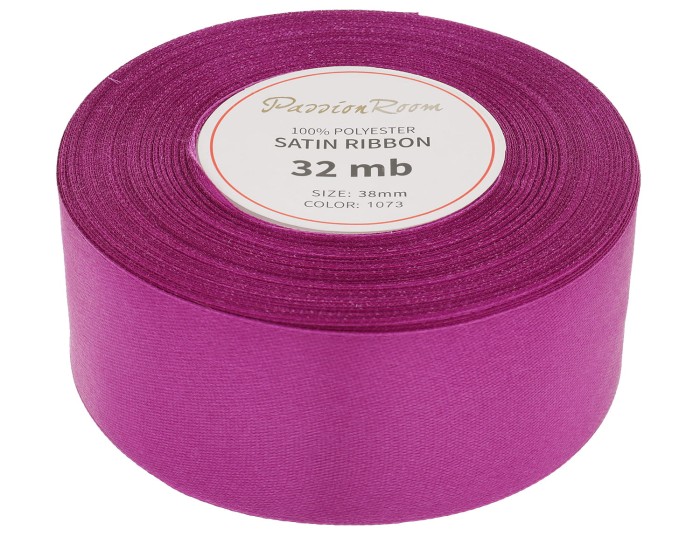 Wstążka satynowa 38mm 32mb biskupia