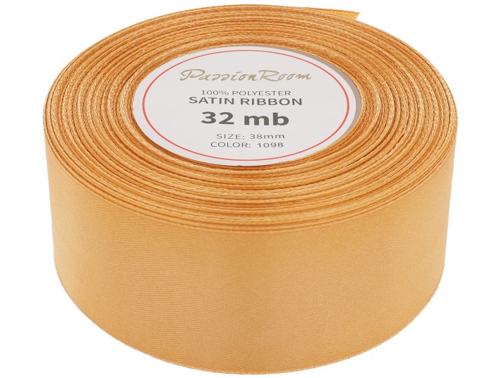 [838021] Wstążka satynowa 38mm 32mb miedziana