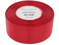 Wstążka satynowa 38mm 32mb bordowa