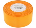 Wstążka satynowa 38mm 32mb pomarańczowa