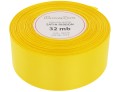Wstążka satynowa 38mm 32mb żółta