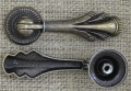 k0712 Uchwyt ozdobny w kolorze brązu 62*20mm