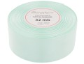 Wstążka satynowa 38mm 32mb miętowa