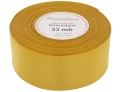 Wstążka satynowa 38mm 32mb złota