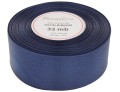 Wstążka satynowa 38mm 32mb ciemnogranatowa