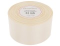 Wstążka satynowa 50mm 32mb ciemnokremowa