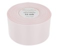 Wstążka satynowa 50mm 32mb bladoróżowa