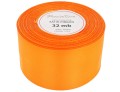 Wstążka satynowa 50mm 32mb pomarańczowa