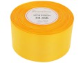 Wstążka satynowa 50mm 32mb ciemnożółta