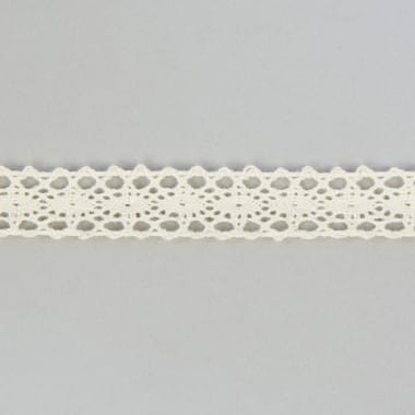 Wstążka koronkowa bawełniana 18mm 4,5m ecru