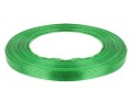 Wstążka satynowa 6mm 32mb zielona