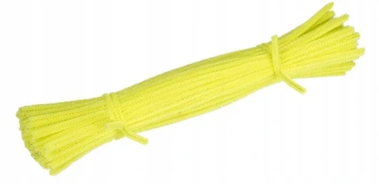 Druciki kreatywne cytrynowe 10szt