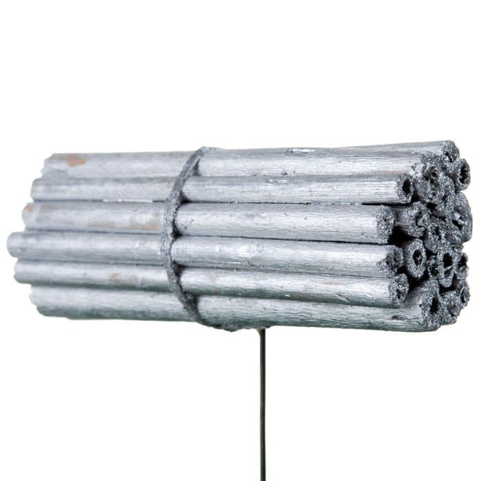 Susz patyczki bambusowe na piku srebrne