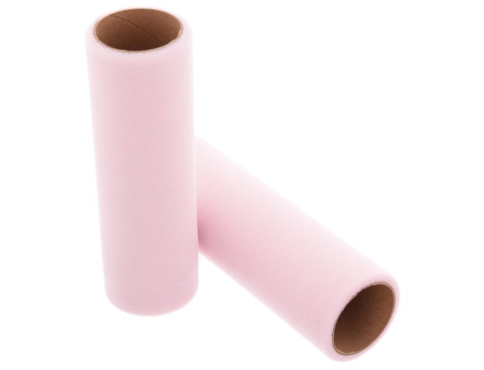 Tiul na rolce 15cm 9m pudrowy róż